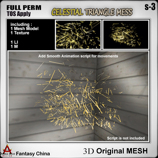 FC- FP Mesh Celestial Celestial Triangle Mess s-3 B