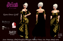 Delicatt .Couture: Kara Dress gold -