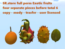 SR.store full perm Exotic fruits