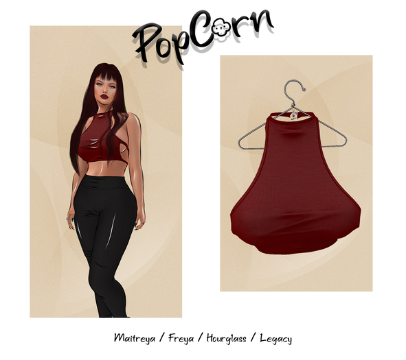 PopCorn - Lucy Top - Red 
