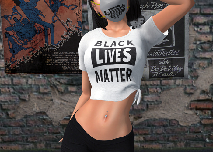 Second Life Marketplace Kiyori BLM Crop Top GIFT