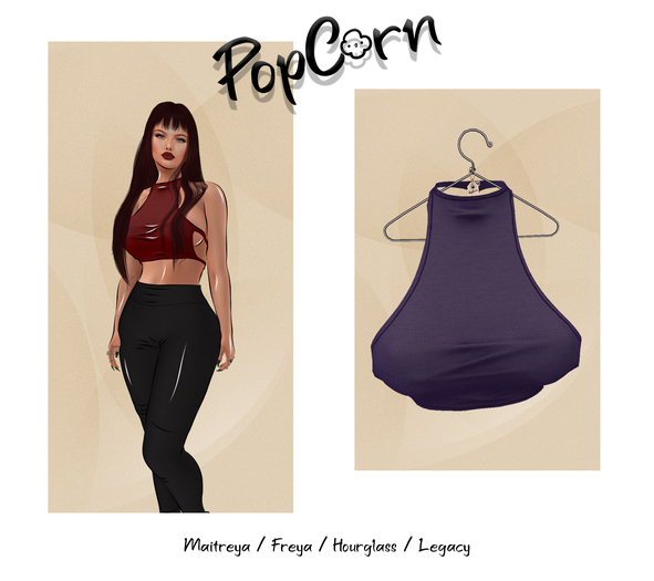 PopCorn - Lucy Top - Purple