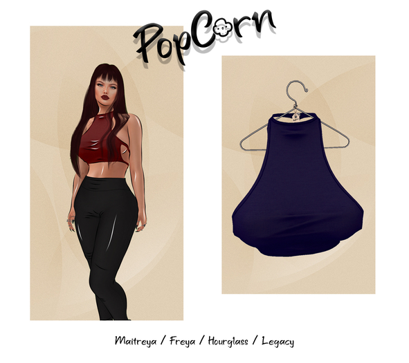 PopCorn - Lucy Top - Blue 