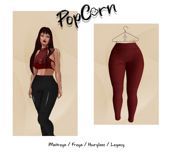 PopCorn - Lucy Legging - Red 