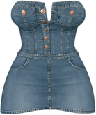 Kaithleen's Denim Minnie Dress - Wornblue