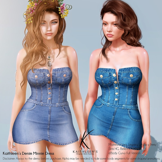 Kaithleen's Denim Minnie Dress - Fatpack