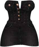 Kaithleen's Denim Minnie Dress - Darkest