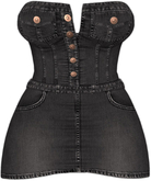 Kaithleen's Denim Minnie Dress - Black