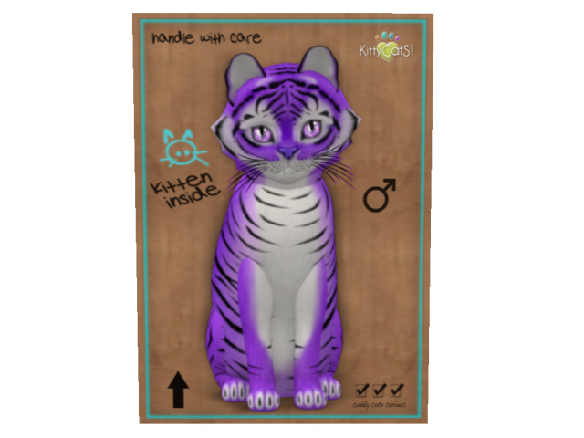 KittyCatS Box - Tiger! Tiger! Purple - 8T - M