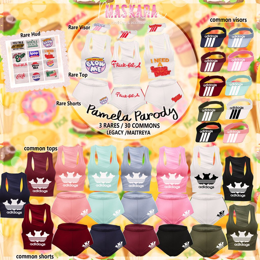 {MasKara} Pamela Parody Visor/bittersweet
