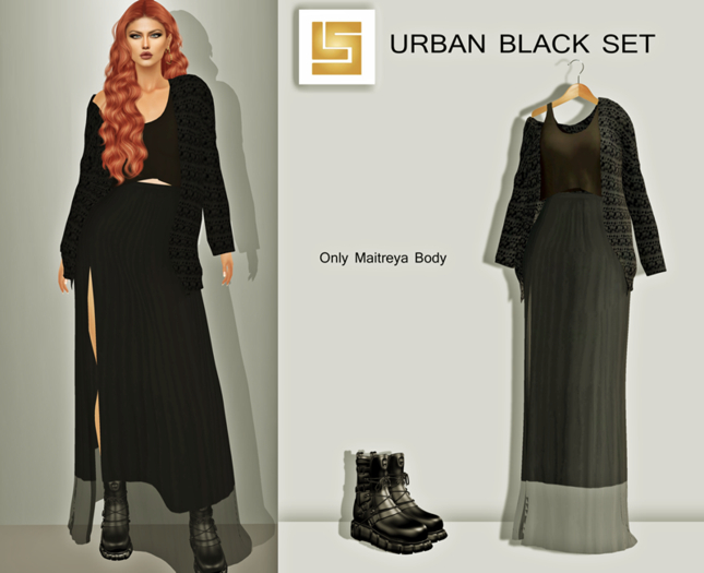 [LS] URBAN BLACK SET