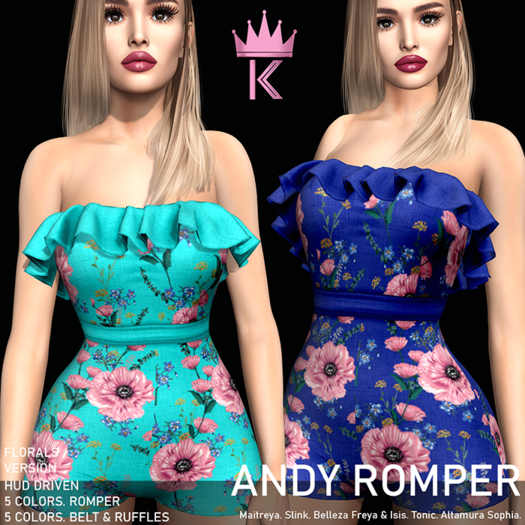 .KIMBRA. - ANDY ROMPER [FLORALS]