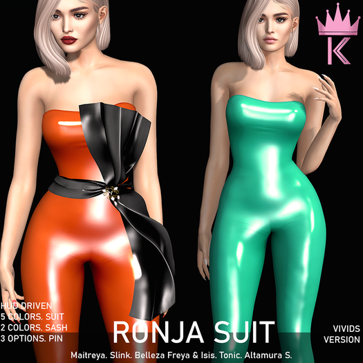 .KIMBRA. - RONJA LATEX SUIT [VIVIDS]