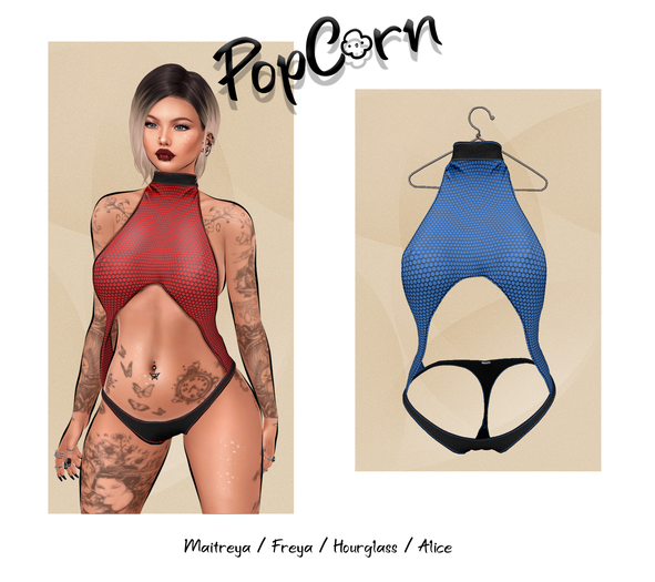 PopCorn - Eva Swimsuit - Blue 