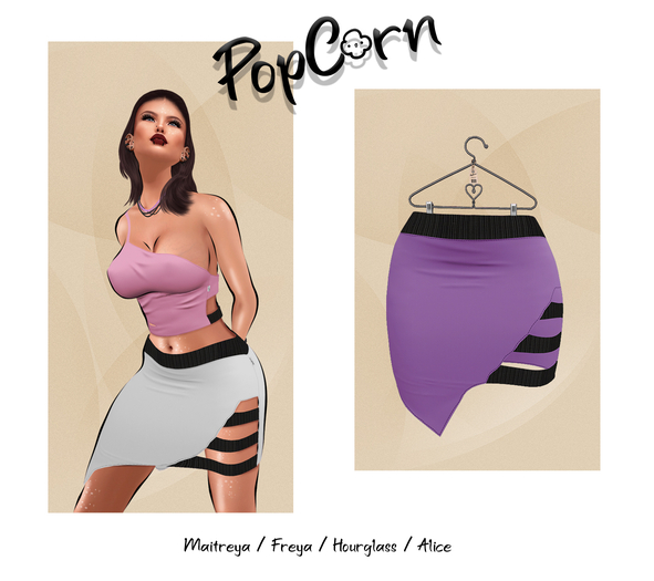 PopCorn - Mel Skirt - Purple