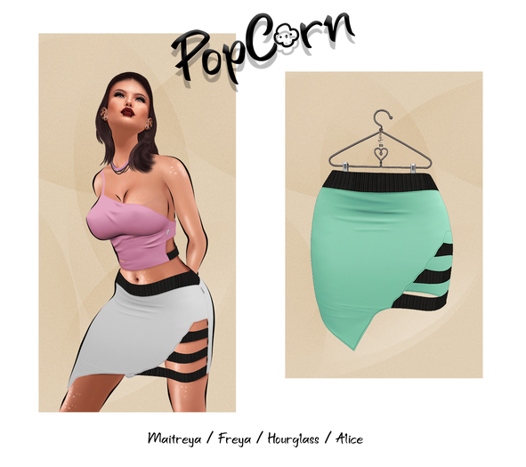 PopCorn - Mel Skirt - Green 