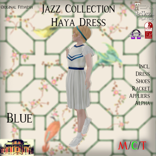 ~CdE~ Jazz Haya BLUE Dress