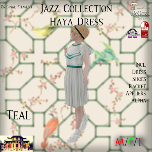 ~CdE~ Jazz Haya TEAL Dress