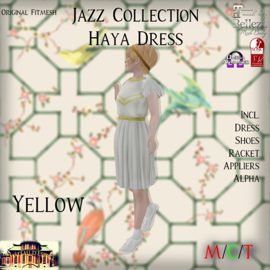 ~CdE~ Jazz Haya YELLOW Dress