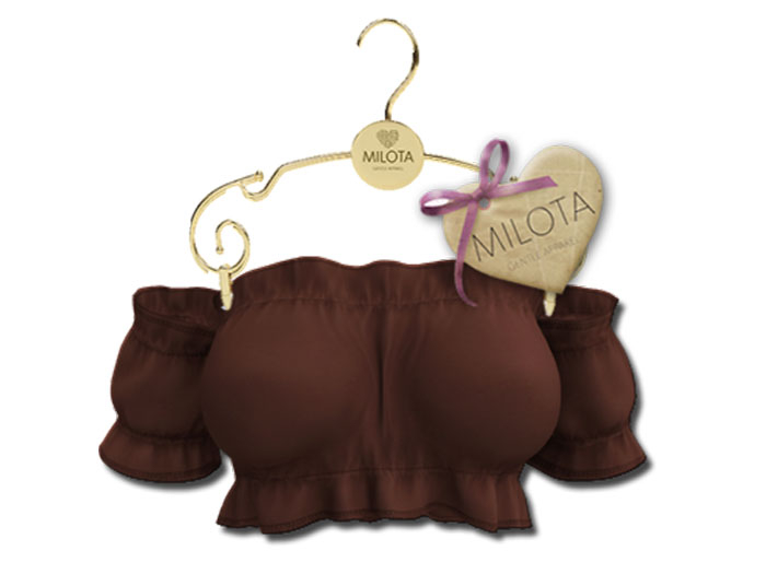 MILOTA: Gretel top [choco]