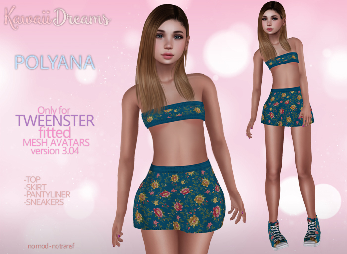 *KD* TWNSTR - Polyana Blue