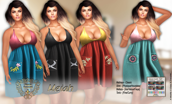 ND*Meiah Dress*[ Maitreya-Slink-Belleza-TMP-Tonic-Classic]