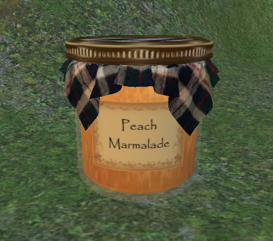 Peach Marmalade Mason Jar