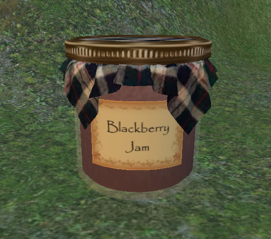 Blackberry Jam Mason Jar