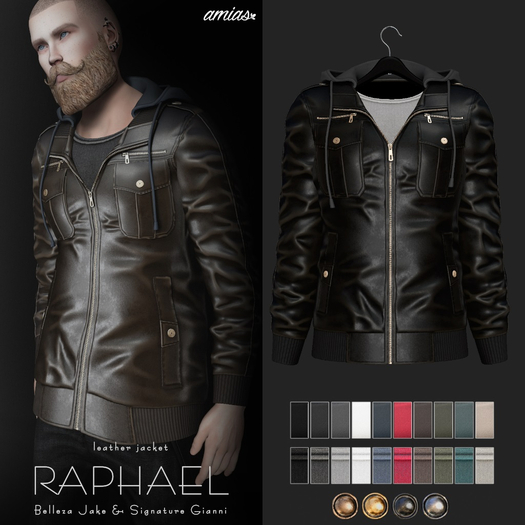 amias - RAPHAEL jacket black