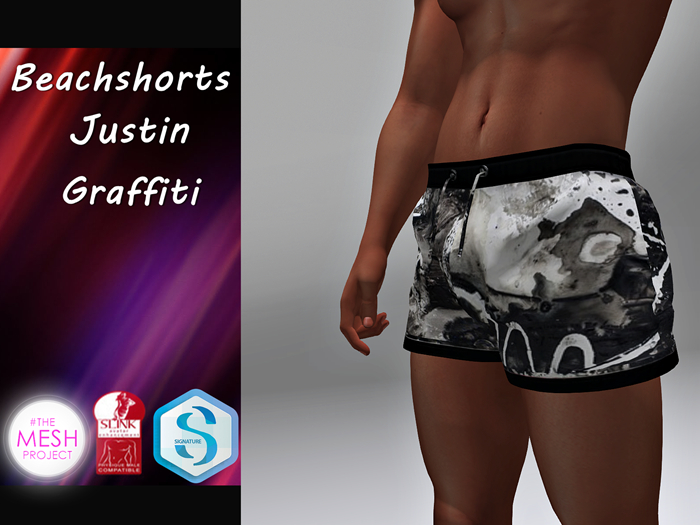 {RP} Beachshorts Graffiti