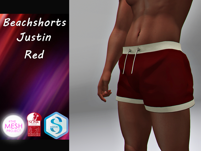 {RP} Beachshorts Red