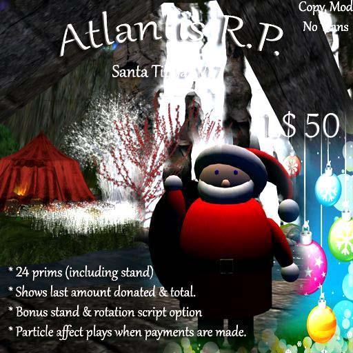 Atlantis RP Santa Tip Jar V1.7 boxed