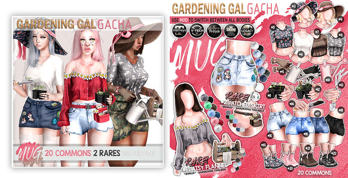 Mug - Gardening Gal - #19 Floral Boots