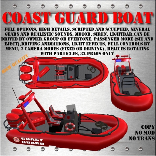 Coast guard boat - coastguard rescue boat