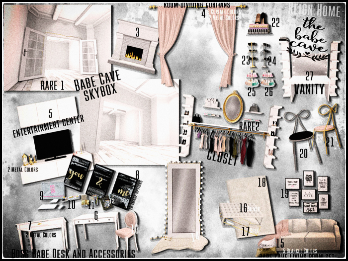 REIGN - BABE CAVE - Complete Set w/ RARE's