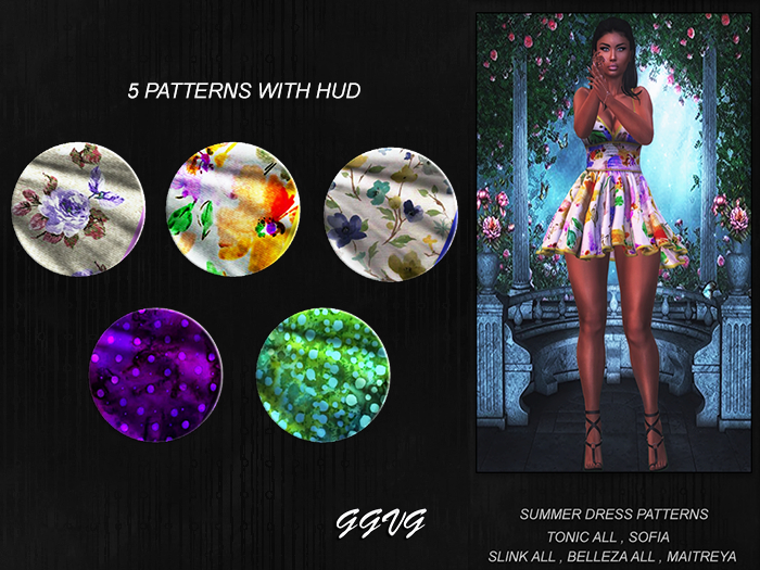 GGVG SUMMER DRESS 7 - 5 TEXS WITH HUD