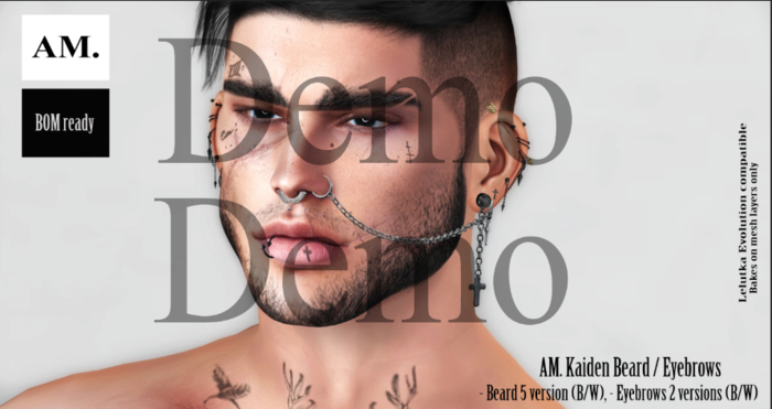 AM. - Kaiden Beard // Eyebrows Demo