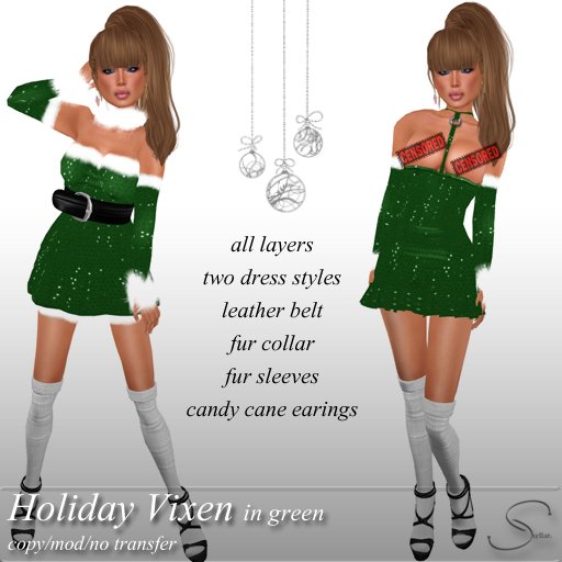 [Stellar] Holiday Vixen in green