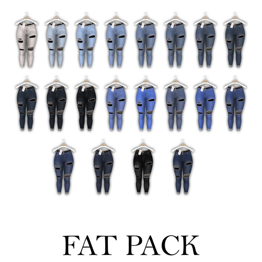 Tachinni - Serena Jeans - FAT PACK - Maitreya / Belleza / Slink / Legacy