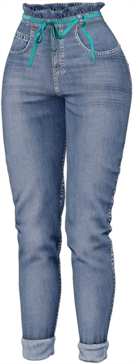 Kaithleen's BF Jeans - Basicblue