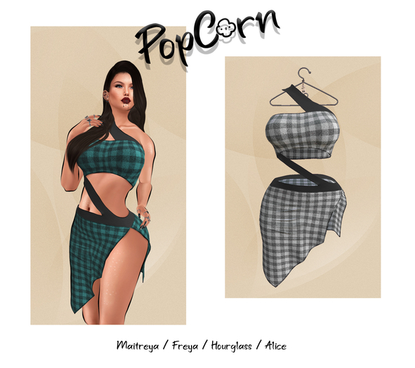 PopCorn - Karen Dress - White 