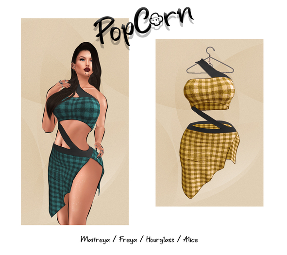 PopCorn - Karen Dress - Mustard 