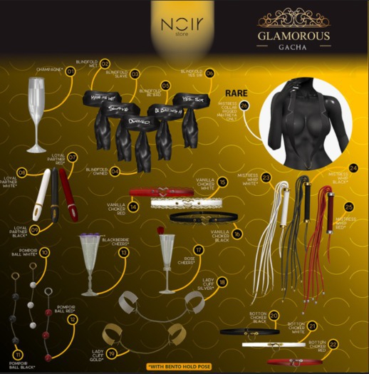 :::NOIR::: Glamorous Gacha - 26 - RARE