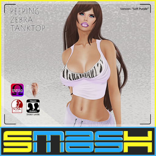 SMASH - Club Tanktop (Red Zebra) BOXED