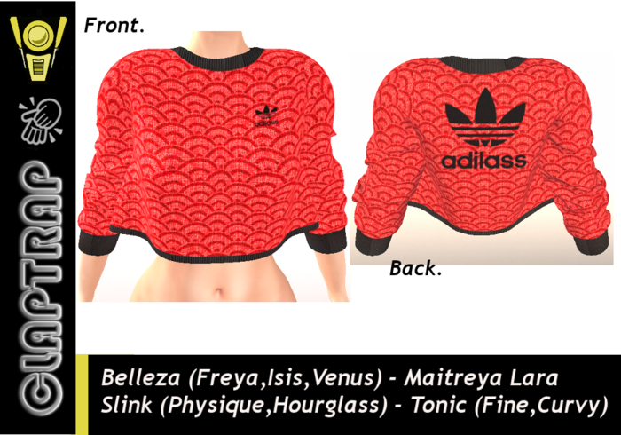 Claptrap Adilass Samurai Sweatshirt (Red)