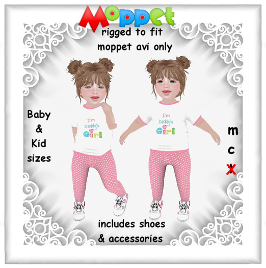 Moppet Daddy's Girl Set