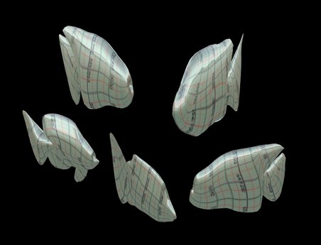 Second Life Marketplace - TROPICAL FISH ANGELFISH SCULPTY MAP & TEXTURE SET