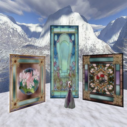 Binary Fairy~Sherry's Regal Rose's/Blue Dream Stained Glass