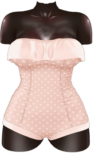 Kaithleen's Retro Mini Romper - Cream