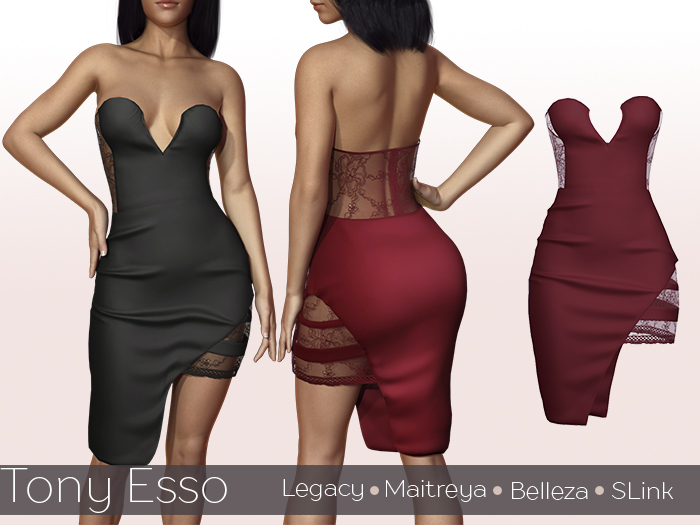 Tony Esso - Abby Dress (Burgundy)